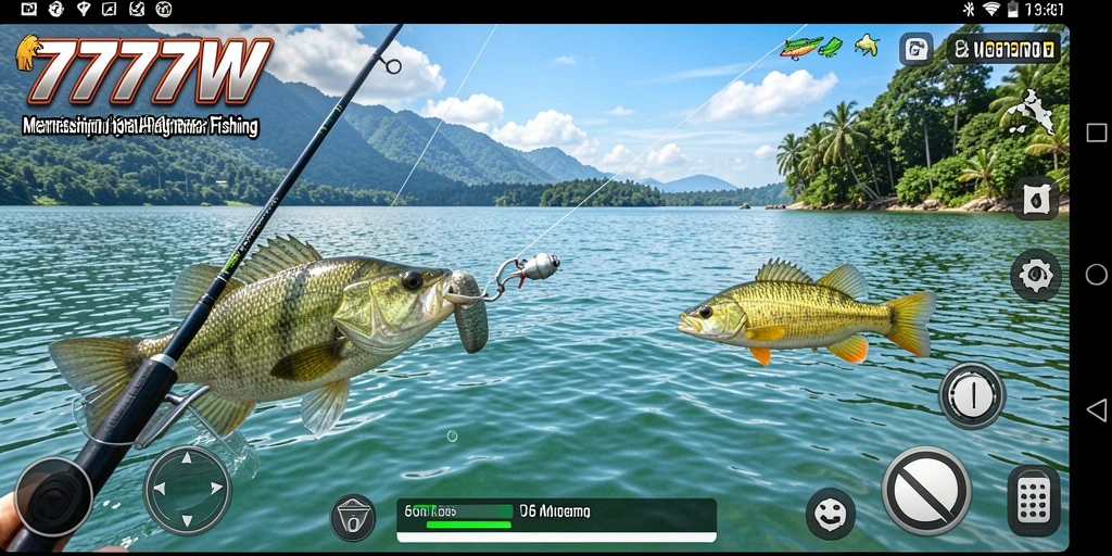 Gambaran gameplay memancing yang mendebarkan di 7777W