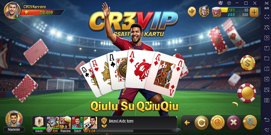 Tampilan seru gameplay kartu QiuQiu yang memikat.