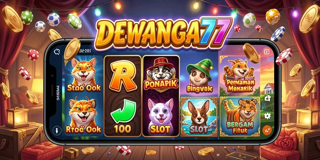 Screenshot utama DEWANAGA77 menampilkan gameplay Slot yang seru.