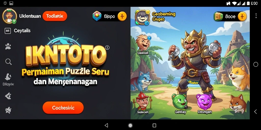 Tampilan gameplay <strong>IKNTOTO</strong> dengan teka-teki menantang yang mengasyikkan.