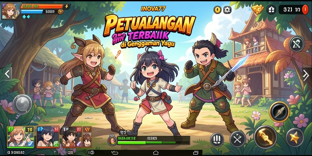 Tampilan menarik dari gameplay INOVA77 yang penuh aksi.