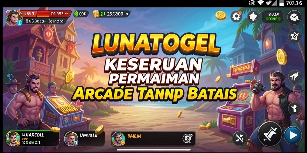 Tampilan menarik dari gameplay LUNATOGEL yang penuh aksi.