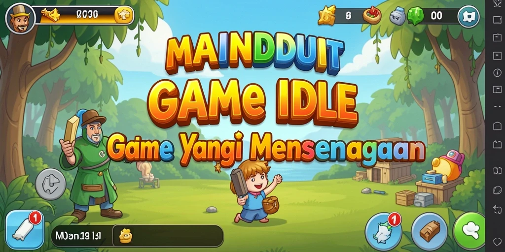 Screenshot gameplay menunjukkan pengalaman santai dalam permainan Idle.