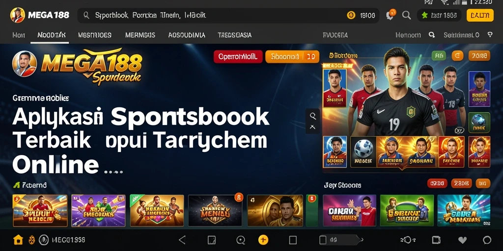 Screenshot menunjukkan fitur taruhan langsung di MEGA188.
