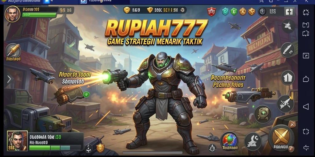 Tampilan gameplay <strong>RUPIAH777</strong> yang menegangkan dan penuh strategi.