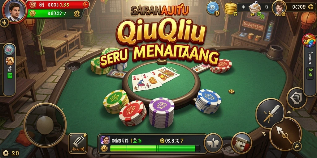 Gameplay seru QiuQiu di SARANAJITU.