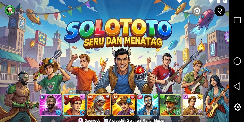 Tampilan menarik dari gameplay seru SOLOTOTO.